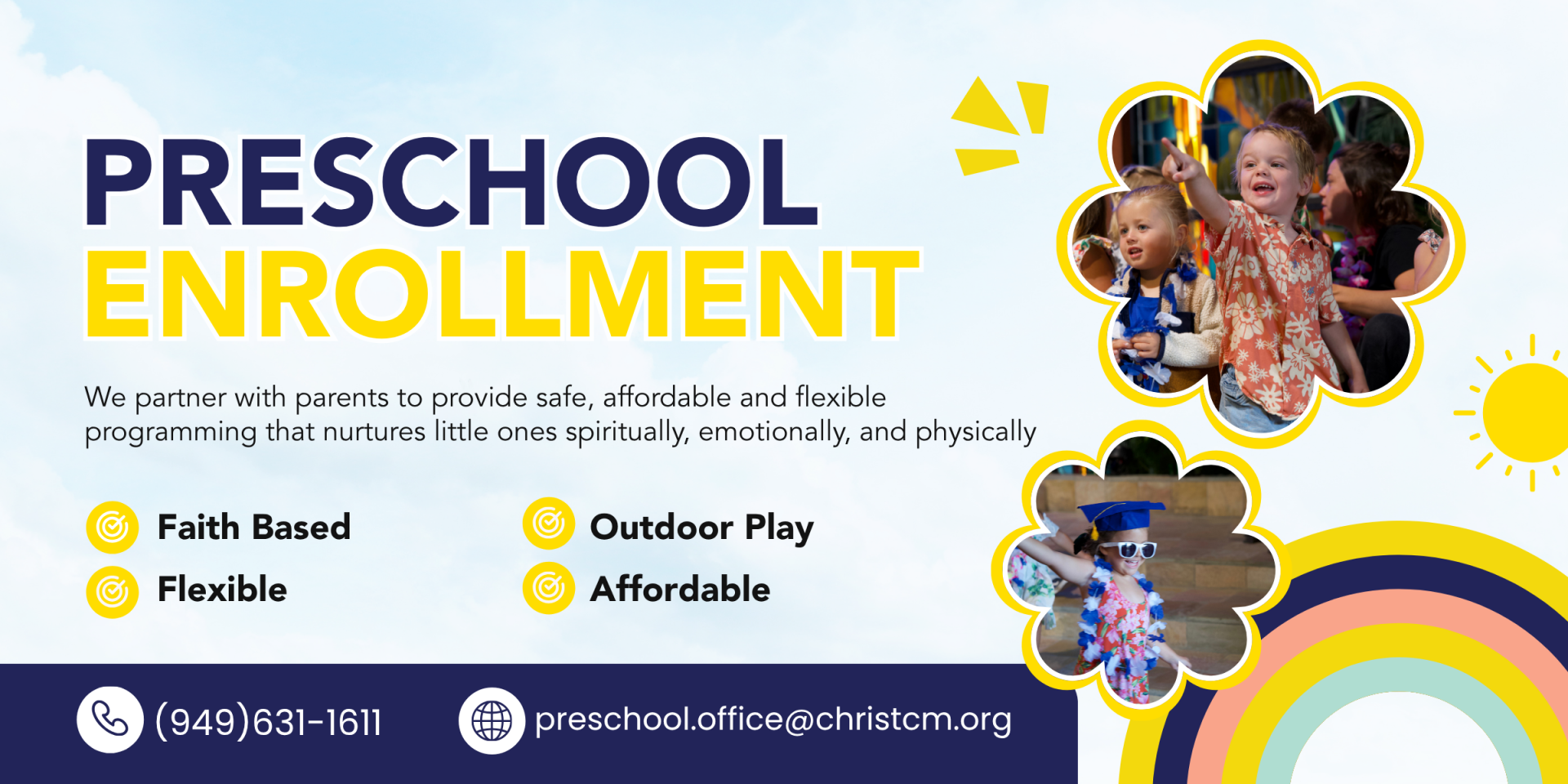 Enroll your child in Christ Lutheran Preschool! 